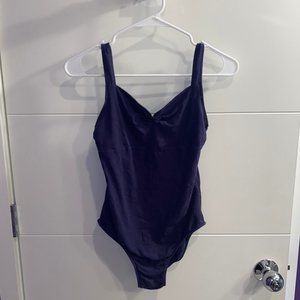 WearMoi Navy Low back Leotard